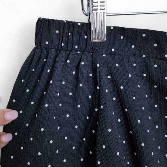 SUGARLIPS Dress Off-Shoulder Polka Dots Mini Ruffle Trumpet Sleeves - Large - Picture 3 of 11